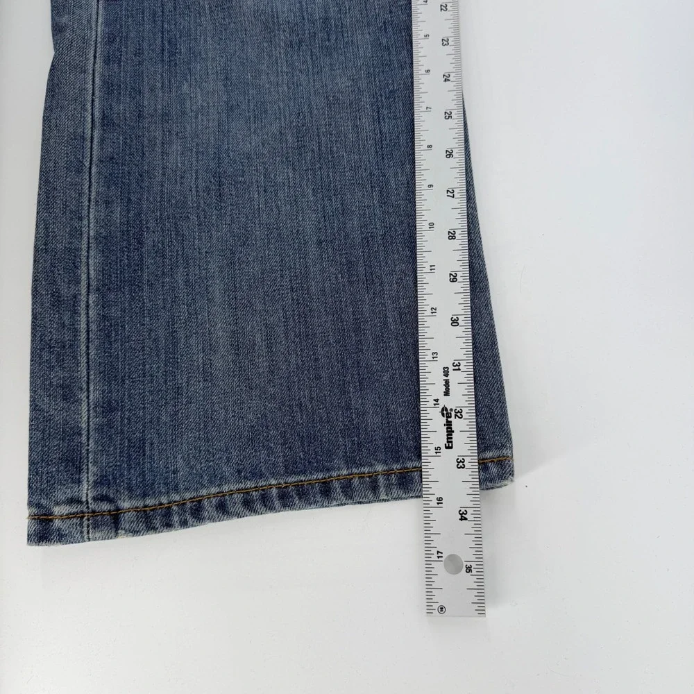 Levis 569 Loose Straight Jeans Medium Wash Baggy Denim 38x33 Blue